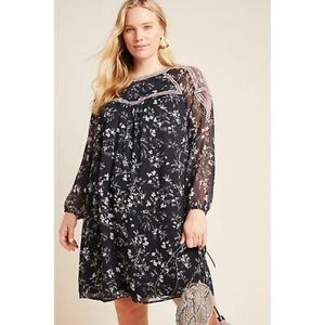 ANTHRO Daniel Rainn Estelle Floral Tunic 3X